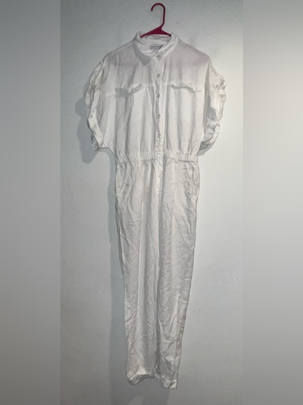 YOUNG FABULOUS & BROKE YFB Tencel jumpsuit in Bone